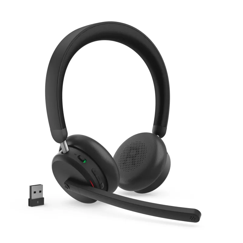 Lenovo ANC Peakomplekt 6550 Juhtmevaba Peapael Kontori/Kõnekeskuse USB USB-C Bluetooth Must