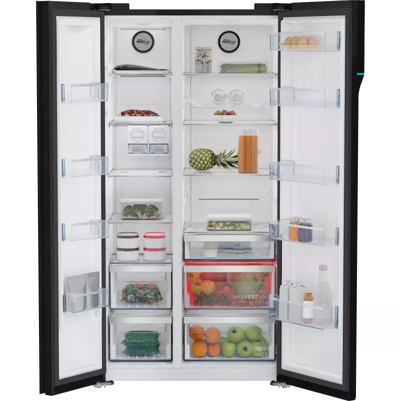 Beko GN163140ZGBN külmik-sügavkülmik eraldiseisev 558 L Must