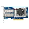 QNAP QXG-25G2SF-E810 võrgukaart Sisemine Kiudoptiline 25000 Mbit/s