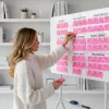 Tahvel ergo office ER-306 — kustutatav ühepoolne horisontaalne tahvel, 1190×790 mm, eraldiseisev terasratastel alus