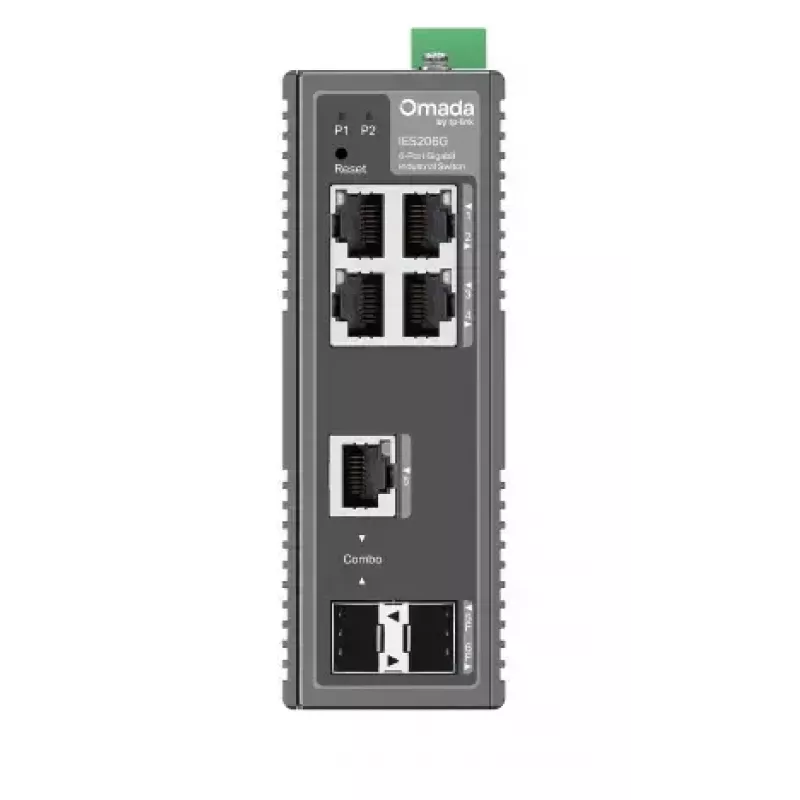 TP-Link Omada IES206G võrgulüliti hallatav Gigabit Ethernet (10/100/1000) must
