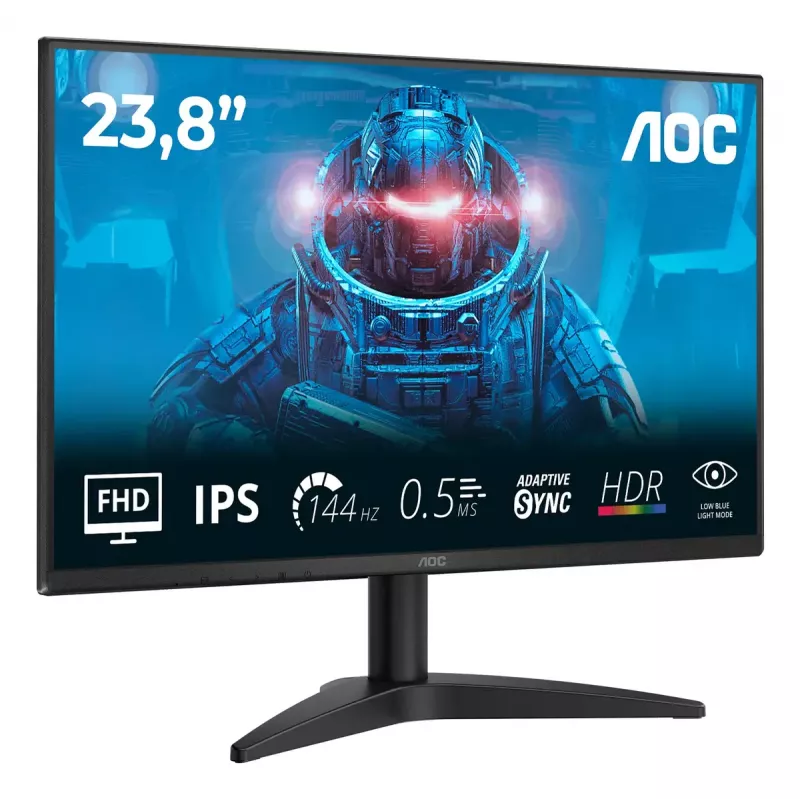 AOC B3 24B36X arvutikuvar 60,5 cm (23,8 tolli) 1920 x 1080 pikslit Full HD LED Must