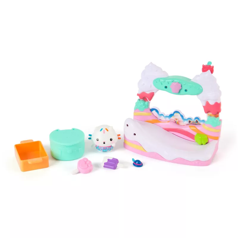 Action Figure Gabby's Dollhouse Cakey Cat's Sweet Treat Balcony Mitmevärviline