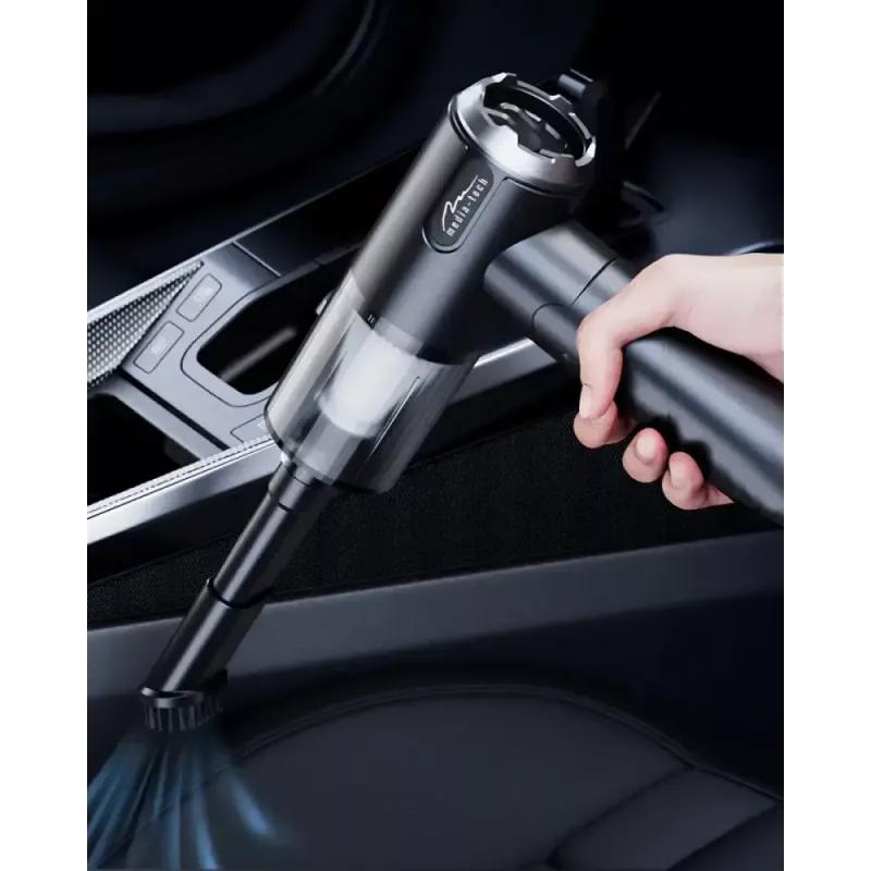 Mini puhur MEDIA-TECH MT6538 2 IN 1 Jet Air Duster — juhtmevaba käsipuhasti, 2000 mAh, 65 W, 2500 l/min, 7000 Pa