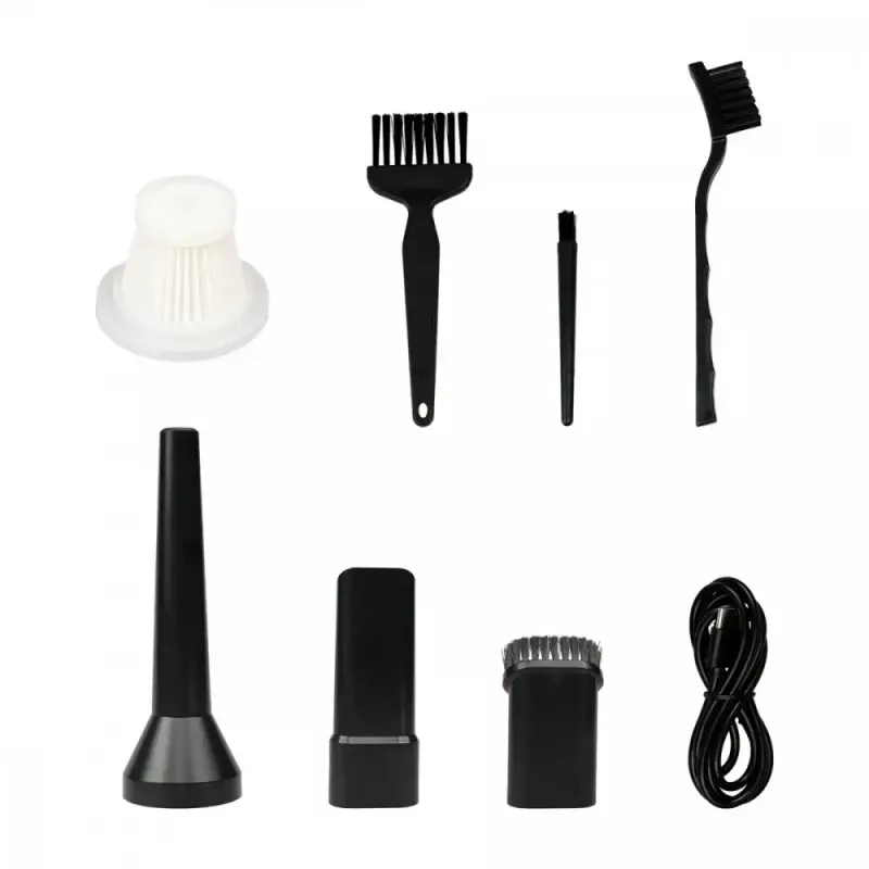 Mini puhur MEDIA-TECH MT6538 2 IN 1 Jet Air Duster — juhtmevaba käsipuhasti, 2000 mAh, 65 W, 2500 l/min, 7000 Pa