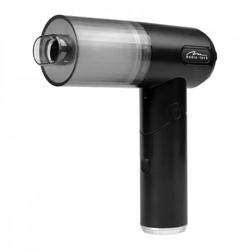 Mini puhur MEDIA-TECH MT6538 2 IN 1 Jet Air Duster — juhtmevaba käsipuhasti, 2000 mAh, 65 W, 2500 l/min, 7000 Pa