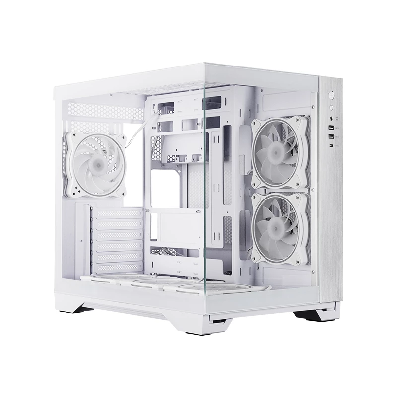 Chieftec GM-30W-TG-OP arvutikorpus Cube Valge