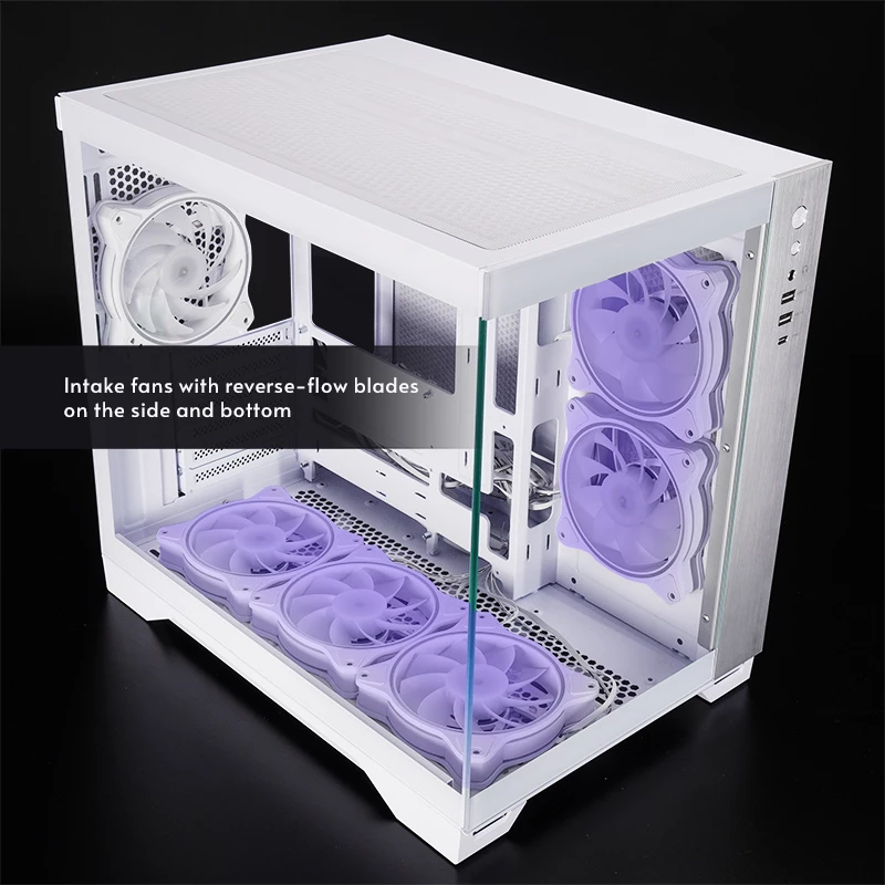Chieftec GM-30W-TG-OP arvutikorpus Cube Valge