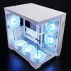Chieftec GM-30W-TG-OP arvutikorpus Cube Valge
