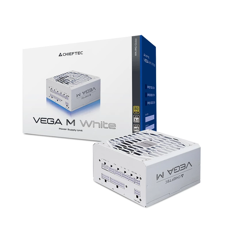 Chieftec Vega PPG-850-CW toiteplokk 850 W 20+4 pin ATX ATX valge