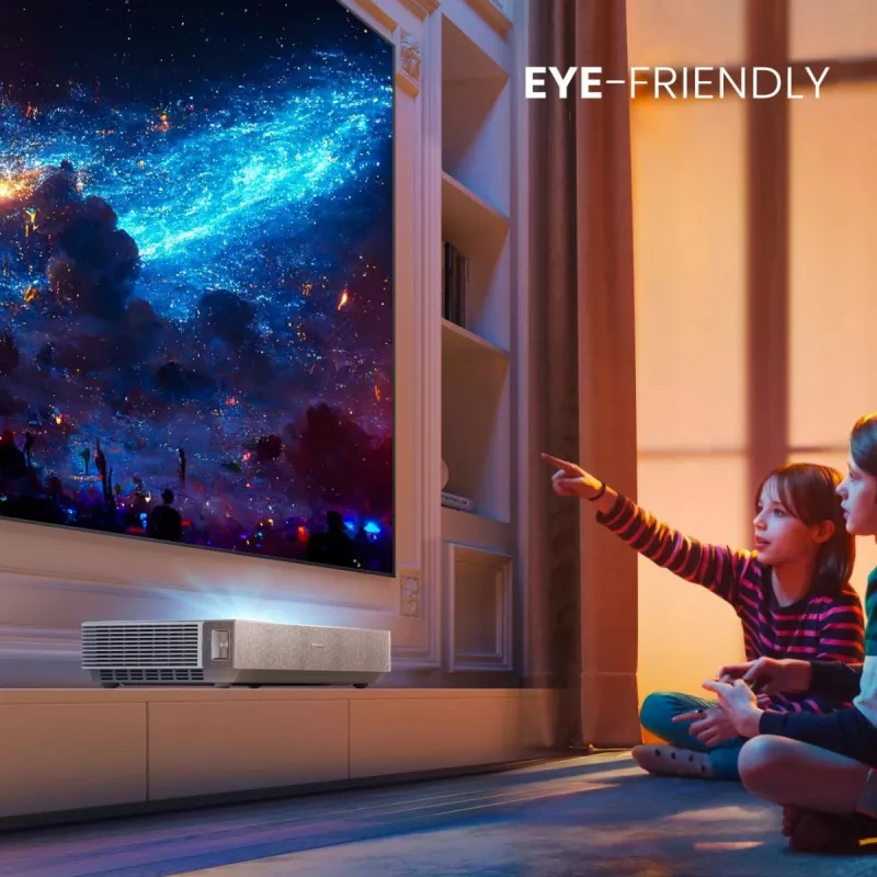 Hisense 120L5ND projektsioonteler Ülilühifookusega projektor 2700 ANSI luumenit DLP UHD 4K (3840x2160) Must, Hõbedane 3D
