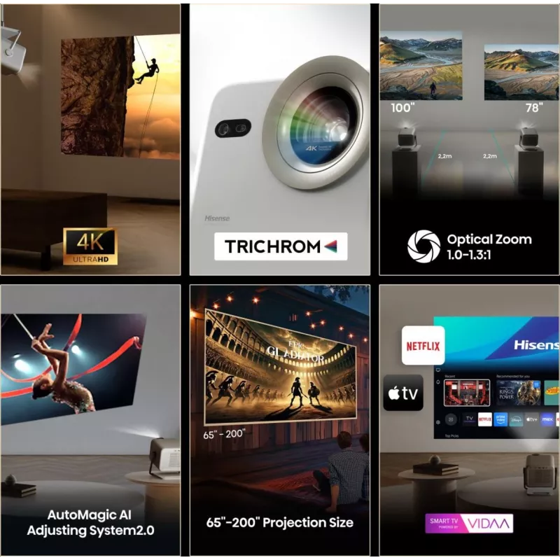 Hisense M2 Pro UHD 4K (3840x2160) 3D Hall