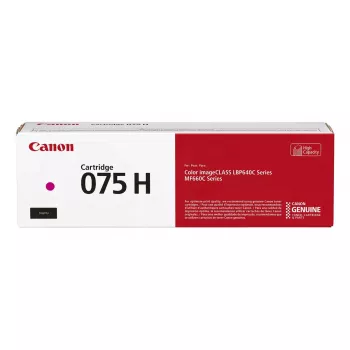 Toner Canon 075 kõrge mahutavusega 2500 lehekülge magenta