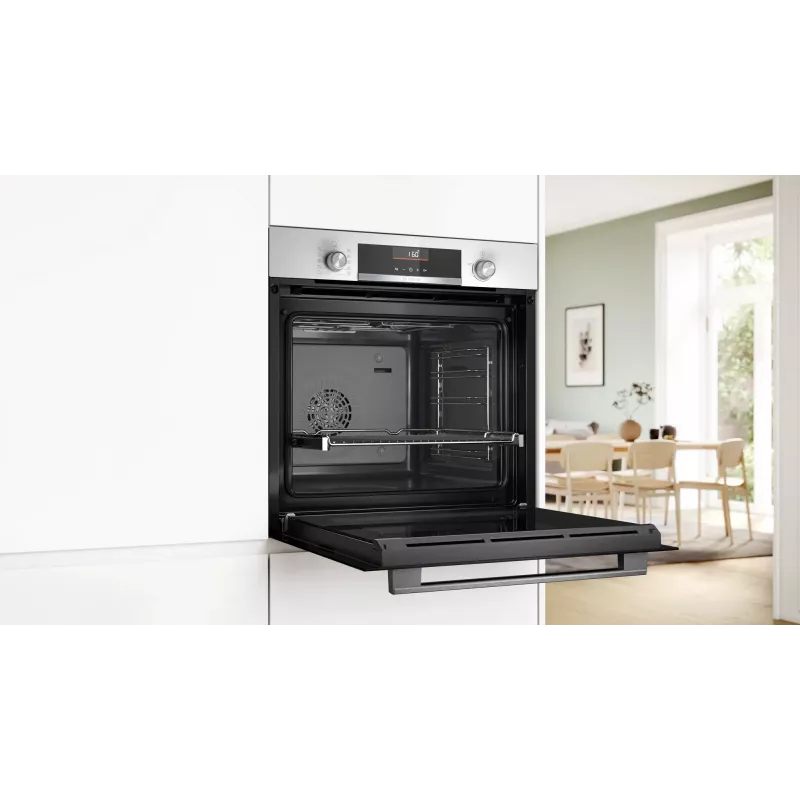 Sisseehitatav elektriahi Bosch Serie 6 HBG536EW4 — 71 L, 3400 W, valge, EasyClean, 10 automaatprogrammi