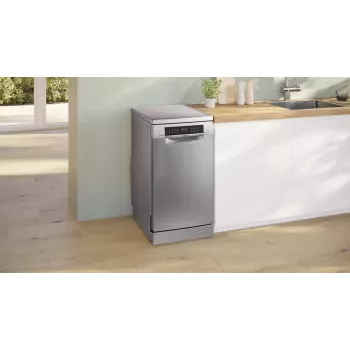 Eraldiseisev nõudepesumasin Bosch Serie 6 SPS6EMI21E — Õhuke 45 cm, 10 komplekti, 8 programmi, energiaklass B