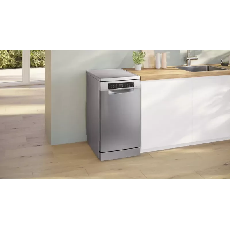 Eraldiseisev nõudepesumasin Bosch Serie 6 SPS6EMI21E — Õhuke 45 cm, 10 komplekti, 8 programmi, energiaklass B