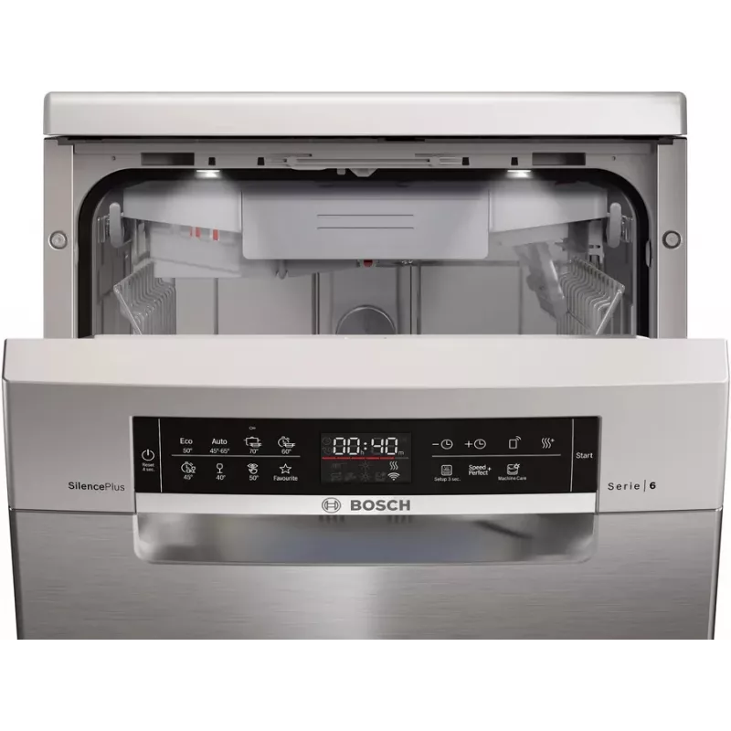 Eraldiseisev nõudepesumasin Bosch Serie 6 SPS6EMI21E — Õhuke 45 cm, 10 komplekti, 8 programmi, energiaklass B