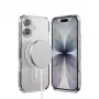 Crong Clear MAG kaitseümbris MagSafe'iga iPhone 17-le Läbipaistev CRGCLRMIP1763TRS