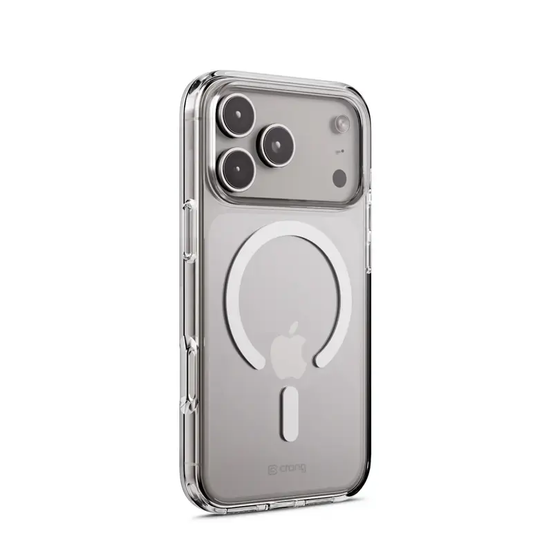 Crong Clear MAG Cover Case koos MagSafe'iga iPhone 17 Pro jaoks läbipaistev CRGCLRMIP1763PTRS