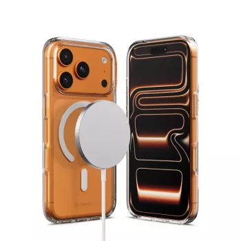 Crong Clear MAG Cover Case koos MagSafe'iga iPhone 17 Pro jaoks läbipaistev CRGCLRMIP1763PTRS