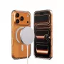Crong Clear MAG Cover Case koos MagSafe'iga iPhone 17 Pro jaoks läbipaistev CRGCLRMIP1763PTRS