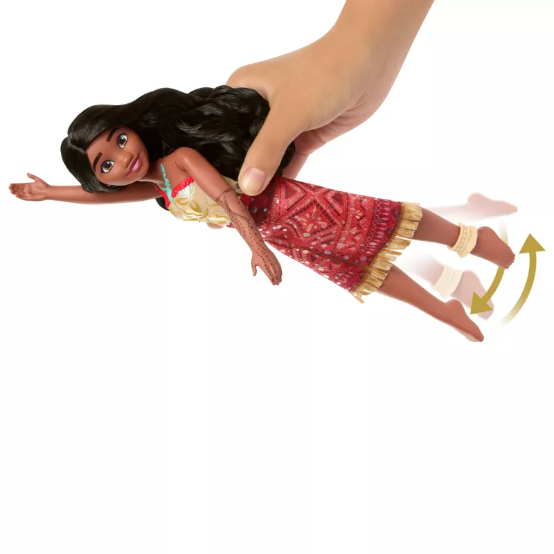 Disney Vaiana 2 Toys, Swimming Tautai Vaiana Fashion nukk with 2 Accessories & Color-Change Bodice