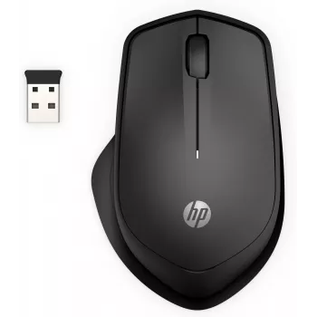 HP 280 Silent traadita hiir, paremakäeline, optiline, RF-juhtmevaba, must