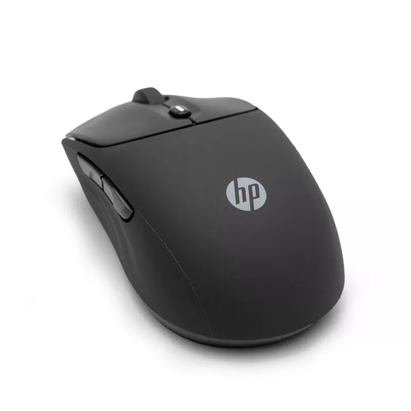 HP 400 Quiet Must Wireless hiir, Mõlemakäeline, RF Wireless + Bluetooth, 6000 DPI, Must