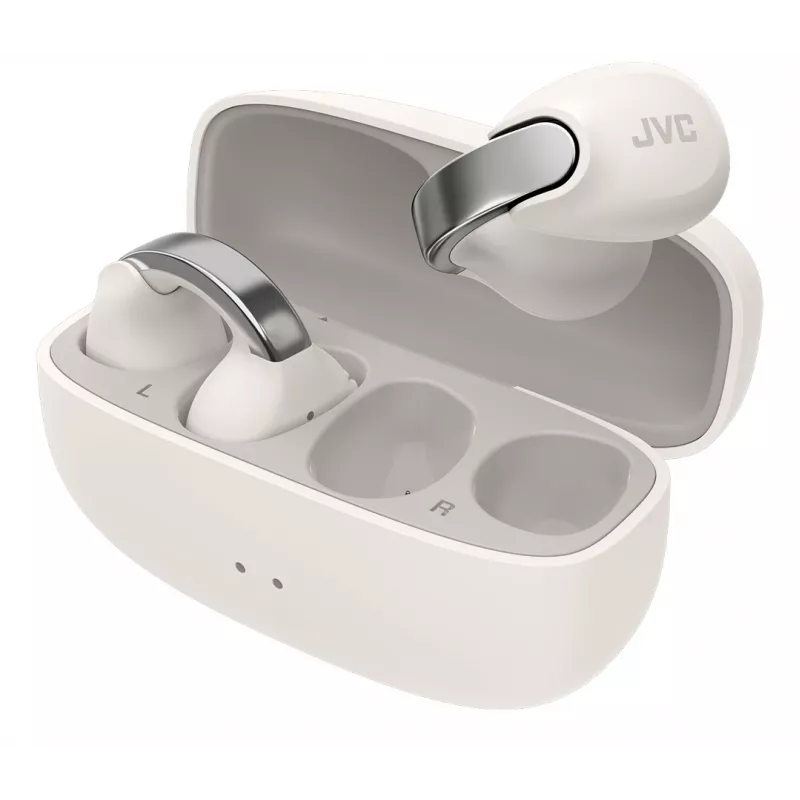 JVC HA-NP1T kõrvaklapid True Wireless Stereo (TWS) kõrvaklambriga kõnedele/muusikale USB USB-C Bluetooth hõbedane, valge