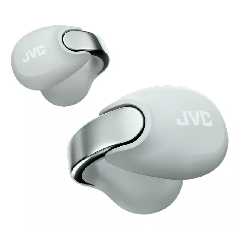 JVC HA-NP1T Kõrvaklapp True Wireless Stereo (TWS) Kõrva külge kinnitatav Kõnede ja muusika jaoks USB USB-C Bluetooth Hall, Hõbedane