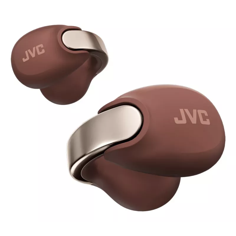 JVC HA-NP1T peakomplekt True Wireless Stereo (TWS) kõrvaklambriga kõned/muusika USB USB-C Bluetooth pruun, hõbedane