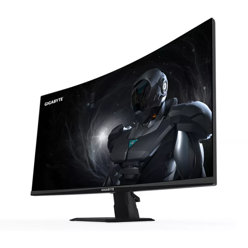 GIGABYTE GS27FC2 27-tolline FHD kõver mängumonitor – 1920 x 1080, 240 Hz, 1 ms, 350 cd/m², HDR-valmis, HDMI 2.0, DisplayPort 1.4