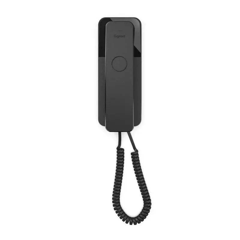 Analoogtelefon Gigaset DESK 200 juhtmega telefonitoruga, must