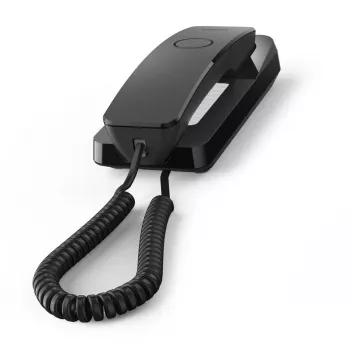 Analoogtelefon Gigaset DESK 200 juhtmega telefonitoruga, must