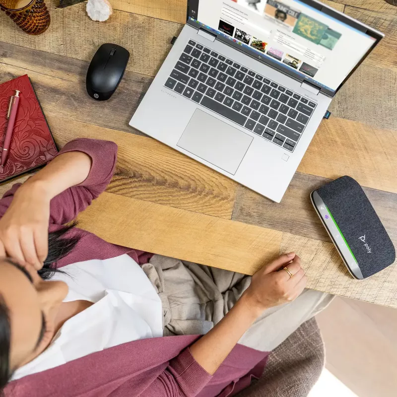 Kõlaritelefon Poly HP Poly Sync 20 Bluetoothiga, USB-C/A adapter, Micro-USB, 20 h aku, must