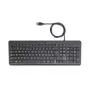 HP 150 juhtmega klaviatuur, täissuuruses (100%), juhtmega, USB, mehaaniline, QWERTY, must