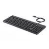 HP 150 juhtmega klaviatuur, täissuuruses (100%), juhtmega, USB, mehaaniline, QWERTY, must