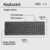 HP 150 juhtmega klaviatuur, täissuuruses (100%), juhtmega, USB, mehaaniline, QWERTY, must