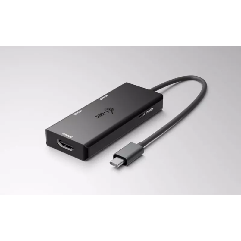 i-tec USB-C Triple 4K HDMI videoadapter, toiteedastus 100 W