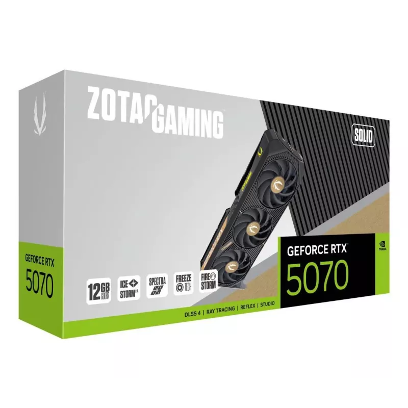 ZOTAC graafikakaart - GeForce RTX 5070 - 12 GB GDDR7 - ZT-B50700D-10P