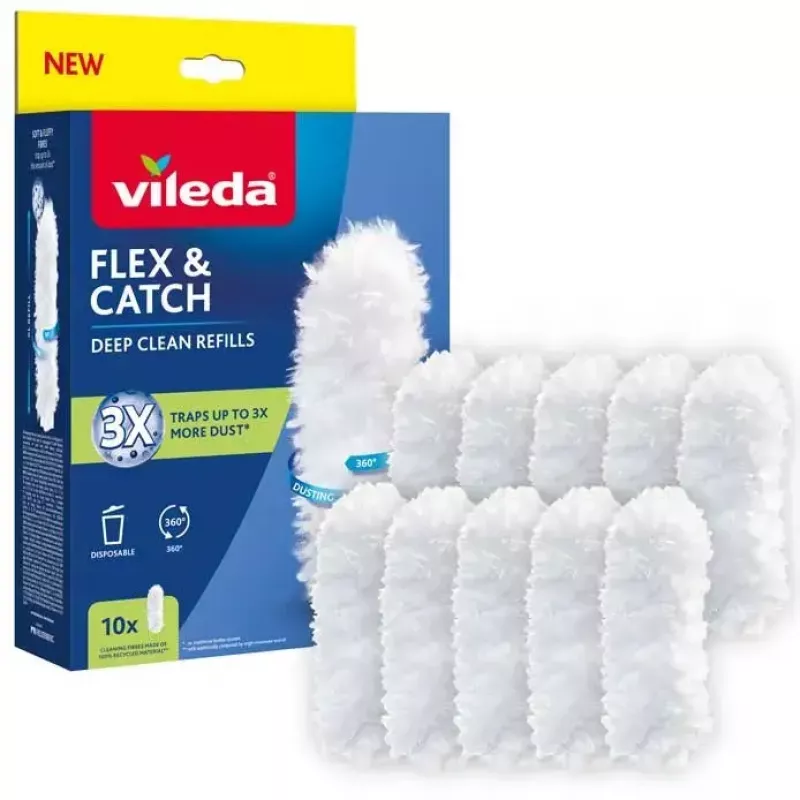 Tolmulapivaru komplekt VILEDA Flex&Catch 177662 - 10 varuotsikut