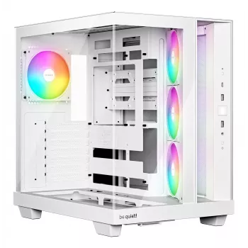 PC case be quiet Light Base 500 LX Valge Midi Tower ATX/PS2 PSU support 3x120 mm front 1x120 mm rear supports 2.5/3.5 inch drives 305×436×432 mm