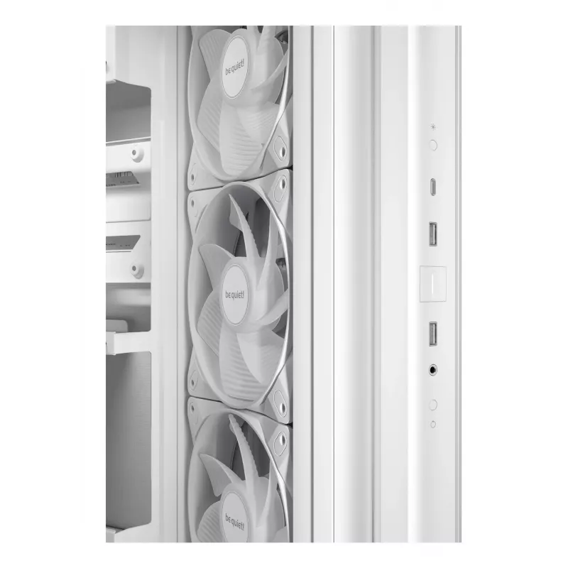 PC case be quiet Light Base 500 LX Valge Midi Tower ATX/PS2 PSU support 3x120 mm front 1x120 mm rear supports 2.5/3.5 inch drives 305×436×432 mm