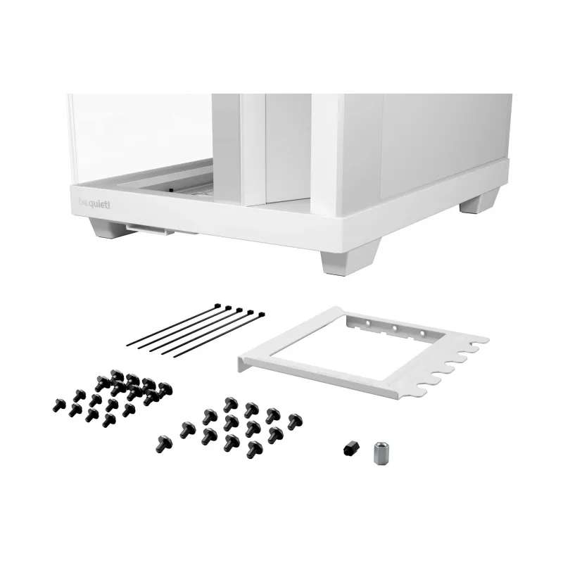 PC case be quiet Light Base 500 LX Valge Midi Tower ATX/PS2 PSU support 3x120 mm front 1x120 mm rear supports 2.5/3.5 inch drives 305×436×432 mm