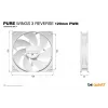 be quiet! Pure Wings 3 120mm | PWM Reverse Valge Triple-Pack Arvutikorpuse ventilaator 12 cm 3 tk