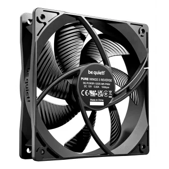 be quiet Pure Wings 3 120mm | PWM Reverse Triple-Pack Arvuti korpuse ventilaator 12 cm Must 3 tk