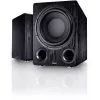 Aktiivne bassikõlar Magnat Alpha RS12 — 12-tolline draiver, 120 W RMS, 20–200 Hz, D-klass, must