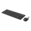 HP 330 juhtmevaba hiire ja klaviatuuri komplekt, täissuuruses (100%), juhtmevaba, RF-juhtmevaba, QWERTY, must, hiir kaasas