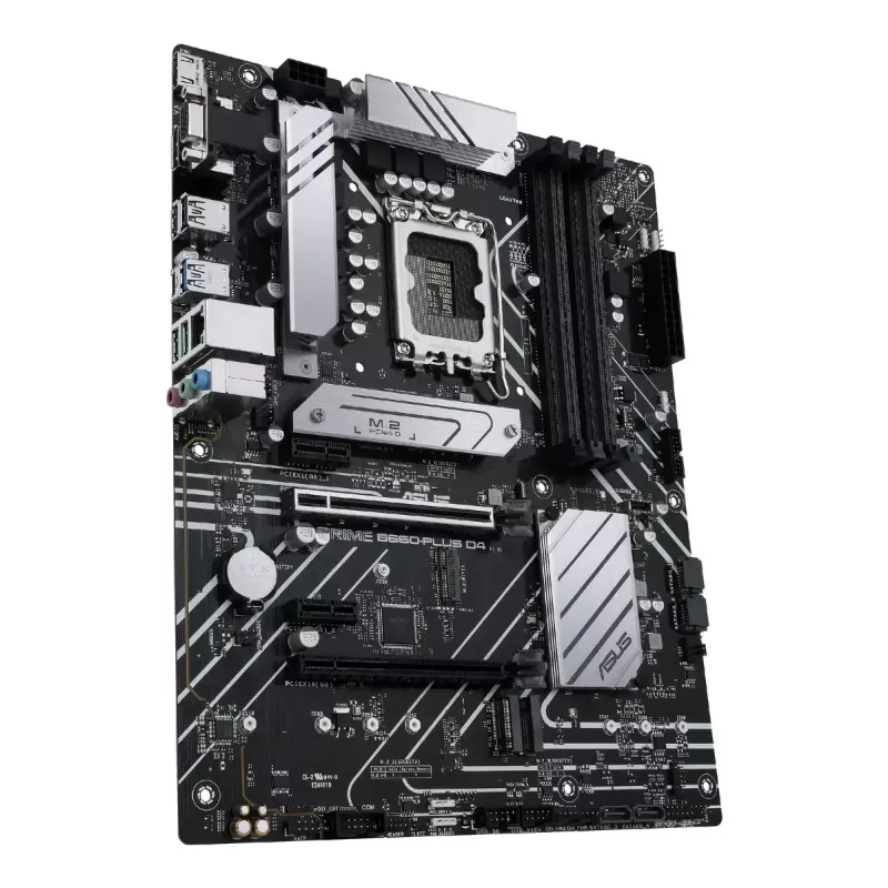 Emaplaat ASUS PRIME B660-PLUS D4 — Intel B660, LGA 1700, ATX, DDR4, 4× DIMM, 128 GB, 3× M.2, 2.5 Gb LAN