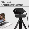HP 320 FHD veebikaamera, 1920 x 1080 pikslit, Full HD, 30 kaadrit/s, Kodu, USB, must
